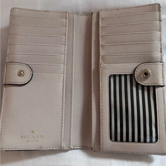 Kate Spade Black and Tan Wallet - Picture 2 of 3